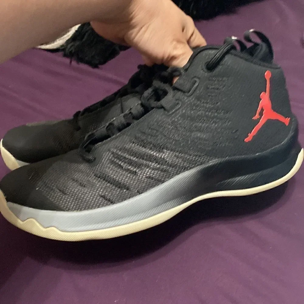EUC Nike Jordan Super Fly 5 'Black Infrared' 850700-004